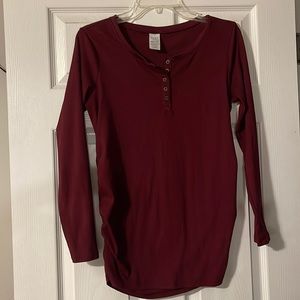 Maternity long sleeve shirt, S